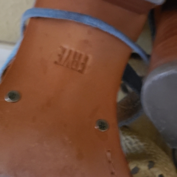 😍😍FRYE Brielle Gladiator Denim Sandal‎ - Picture 7 of 10